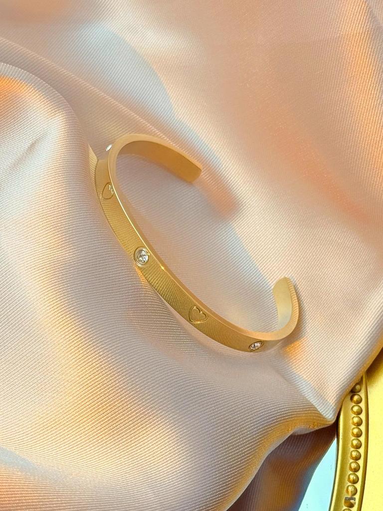 Браслет-гвоздь с бриллиантами из титановой стали - Женская минималистичная мода, Горячо продаваемые женские аксессуары