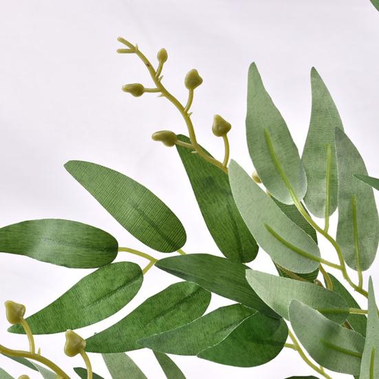 Искусственное растение, современное, не увядающее, устойчивое к ультрафиолетовому излучению, свадебная зелень, стебли, искусственный букет, декор для вечеринки