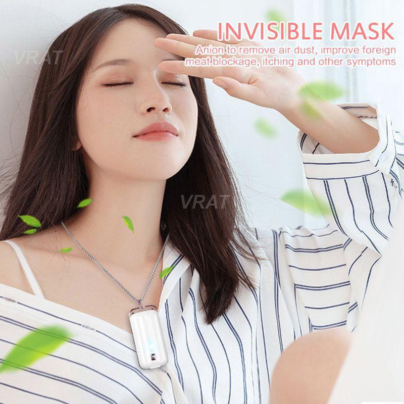 Автомобильный очиститель воздуха с анионами, портативный очиститель воздуха, заряжаемый бытовой отрицательный ионизатор, очиститель воздуха с анионами, освежитель воздуха