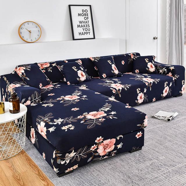 Эластичные чехлы на диван для гостиной L-образный диван, нужно купить эластичный угловой чехол для дивана, чехлы для кресла
