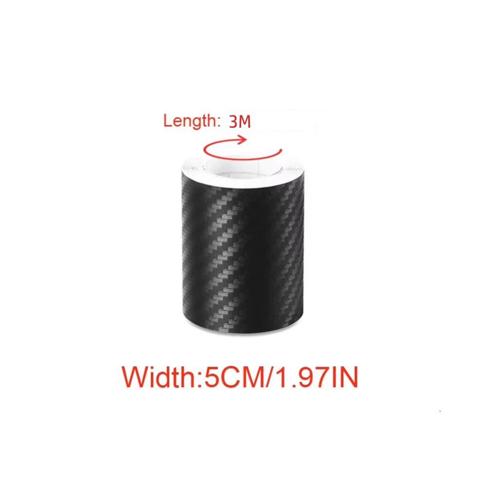 Anti Scratch Carbon Fiber Sticker 3D Car Protective Film New Car Bumper Sticker