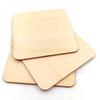 100x Wooden Blank Plaque Square Pieces Tags DIY Craft Pyrography Projects G top sale