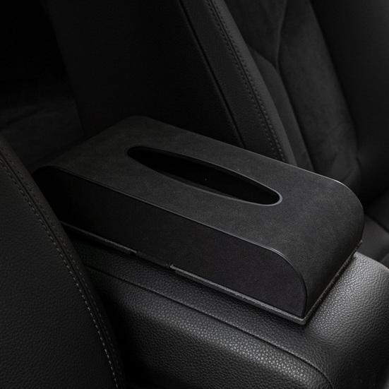 Коробка для салфеток для автомобиля, гладкая поверхность, компактный размер, универсальный интерьерный подголовник для автокресла, чехол для салфеток, автоаксессуары