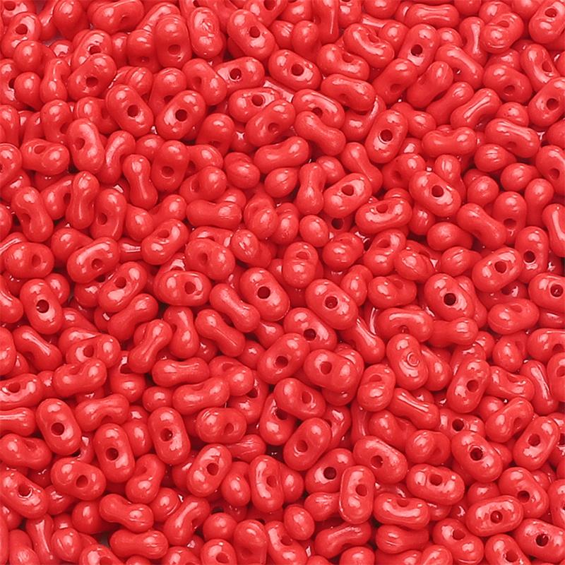 105Pcs Acrylic Beads Charms Peanut Beads For DIY Bracelet Necklace Jewelry Making