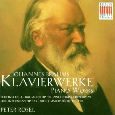CD БРАМС; ROSEL - Фортепианные произведения  0020952BC Германия Классика Б/У