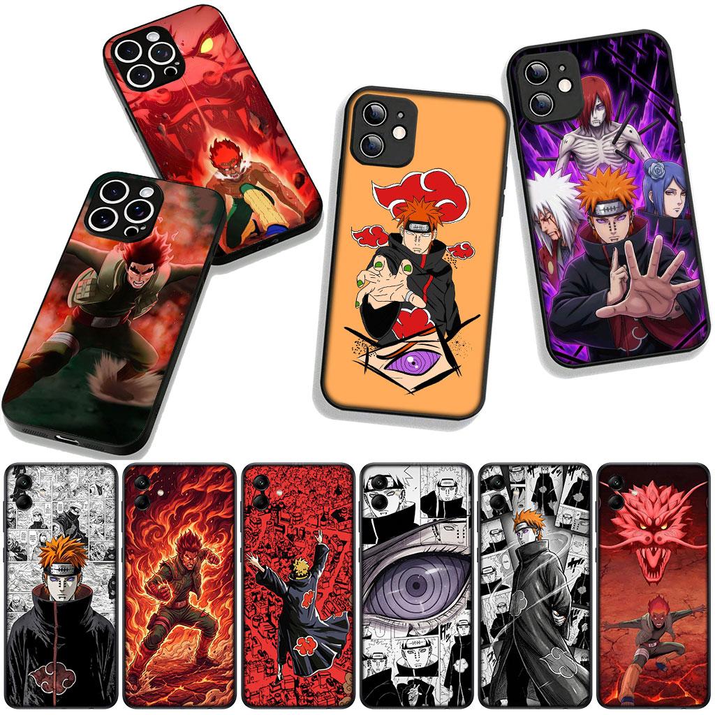 for Samsung Galaxy A25 A37 A57 A12 A14 A41 A50 A51 A70 A71 A72 A21S A04 M15 Note 20 9 8 10 Case Might Guy Akatsuki Narutos Pain