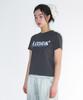 AMES-WORLDWIDE Базовая футболка с логотипом Угольный