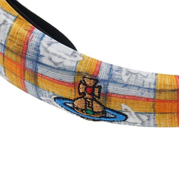 Повязка на голову с вышитым логотипом-шаром Vivienne Westwood 81020022 W0167 E401