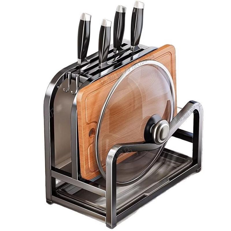 Multi-functional Kitchen Knife & Pot Lid Organizer