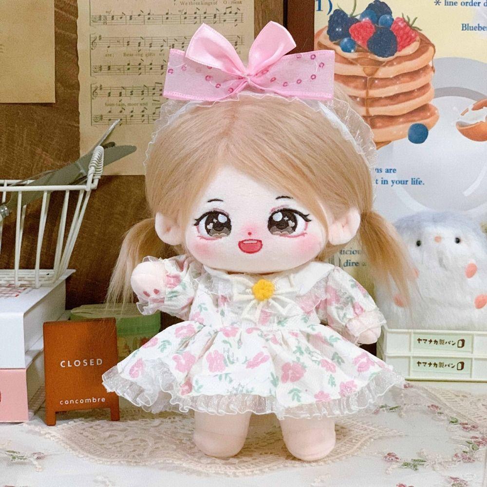 With Cartoon Headband Accessories Doll Lovely Clothes For 20cm Cotton Doll/EXO Idol Dolls