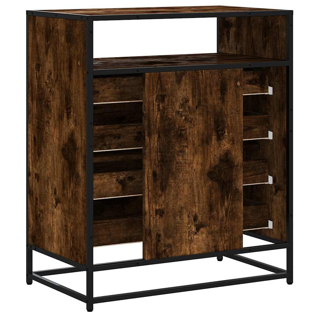 Drawer Cabinet Smoked Oak 70 x 41 x 83.5 cm Wood Based Panel