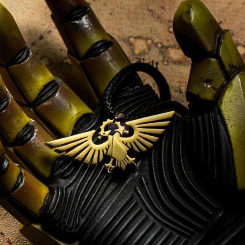 Звездное литье Warhammer 40K Окружающая Империя Орел Ожерелье Мужской Кулон Ювелирное Изделие Подарок