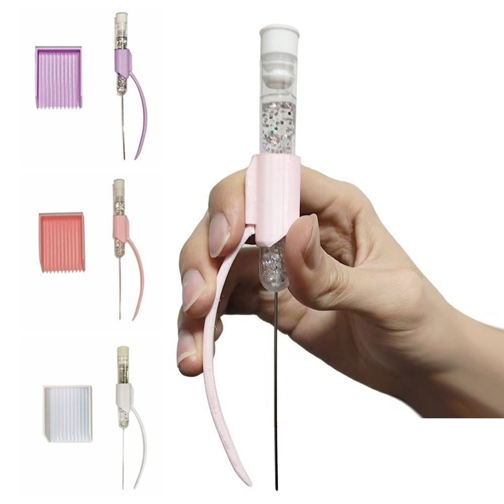 Набор пинцетов из нержавеющей стали для бисероплетения PP Ручная работа Бусины Игрушка 2,6 мм Пинцеты для алмазной живописи Подарок