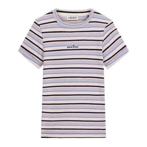 Guess Womens/Ladies Striped Slim T-Shirt