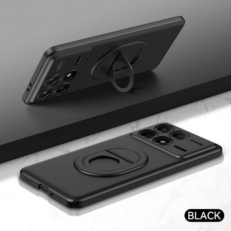 Для POCO X6 Pro автомобильный магнитный чехол-держатель-невидимка для Redmi Note 13 5G 12 Pro Plus матовый противоударный чехол из ТПУ, бампер