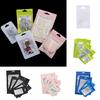 20Pcs Food Saver Zip Lock Bags Aluminum Foil Reusable Matte Waterproof Zipper Pouches Clear Window