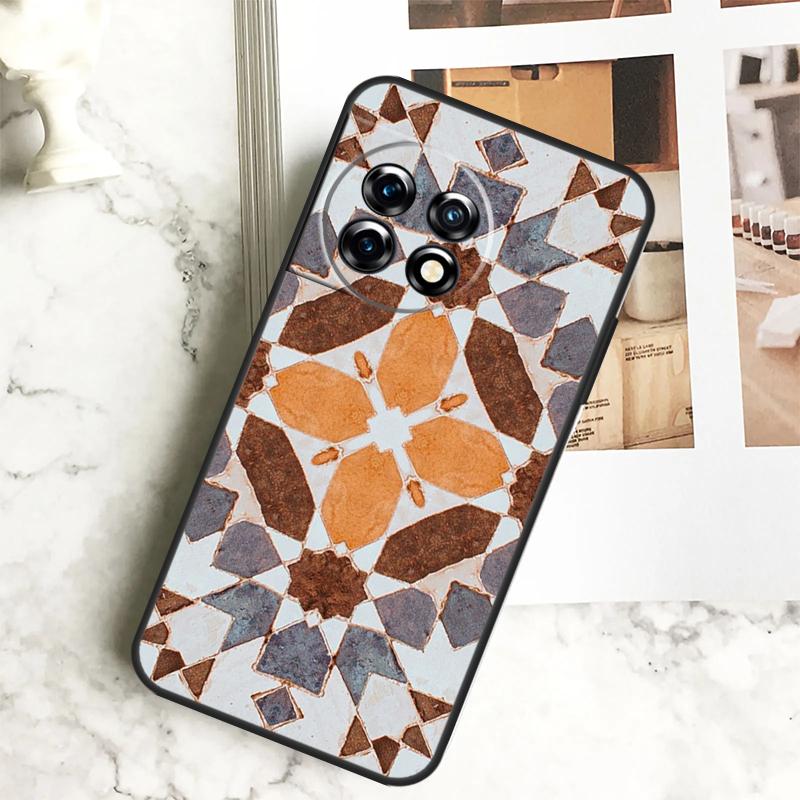 Чехол Moroccan Tile для OnePlus 11 12 12R 9 10 Pro 10R 9R 8T 10T Nord CE 2 3 Lite 2T N10 N20 N30 CE4