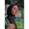 Premium Jersey Hijab Black