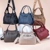Сумка Niche Soft Leather Handbag Fashion Сумка-тоут через одно плечо подмышкой Универсальная вместительная сумка через плечо