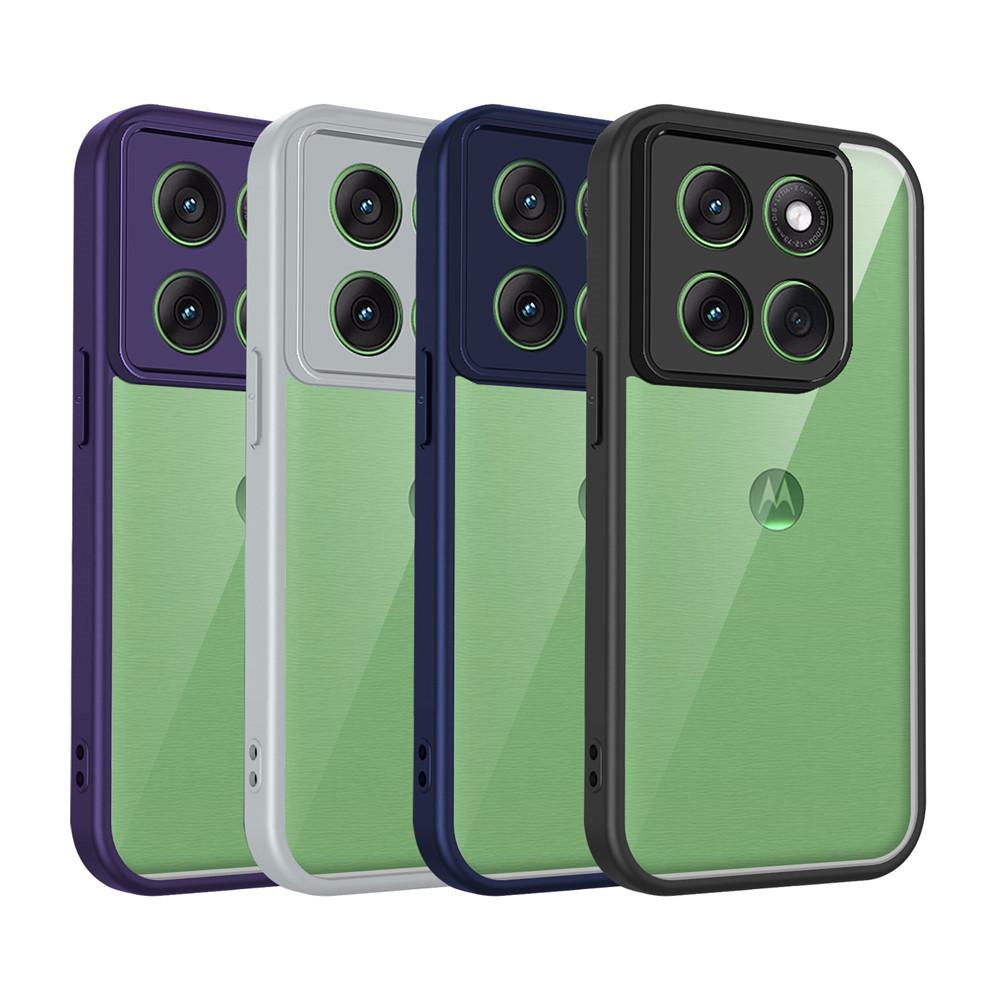 Противоударный чехол-броня для телефона Motorola Moto Edge 50 60 Pro Neo Ultra Fusion G Stylus 5G, роскошная матовая акриловая прозрачная твердая накладка