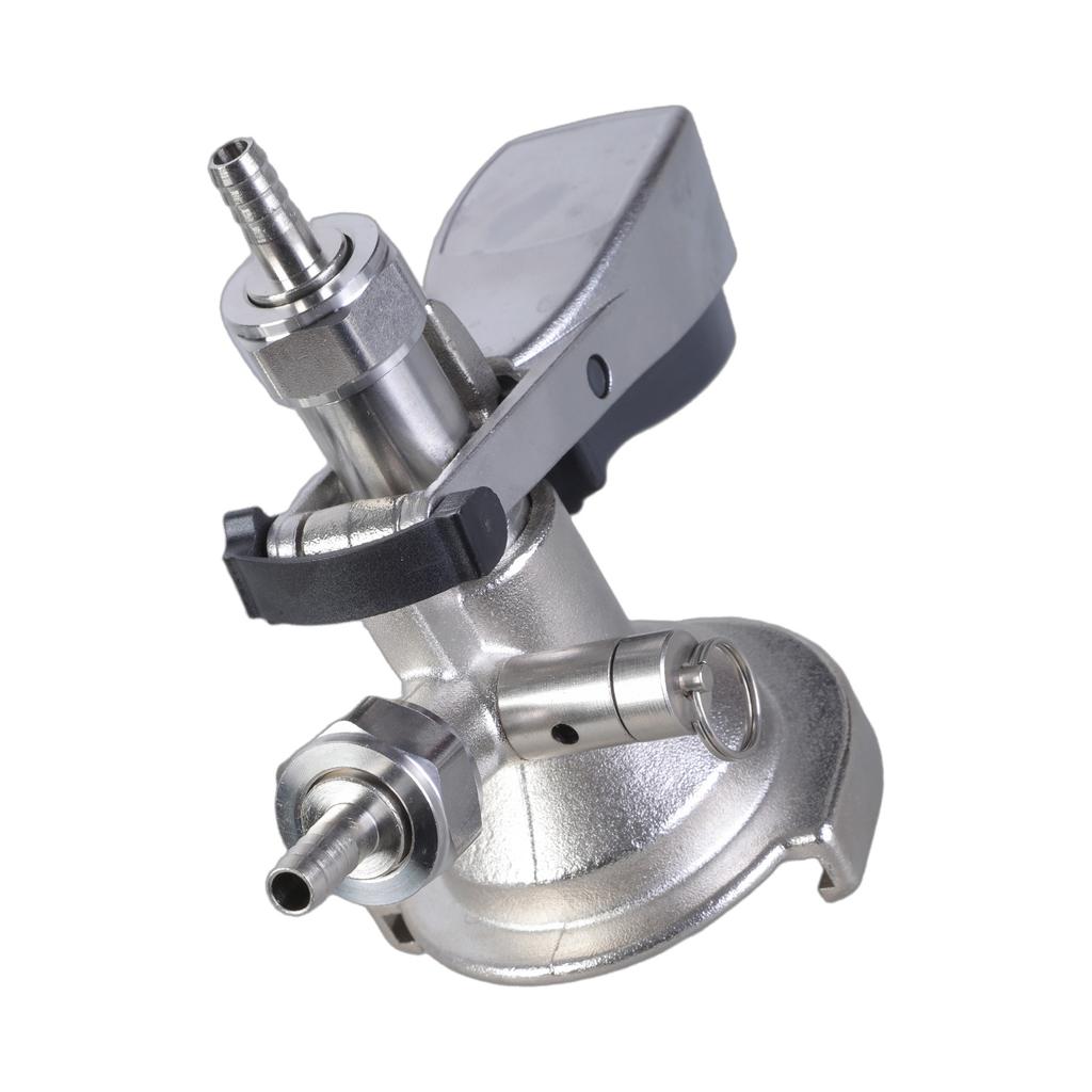Beer Keg Coupler Beverage Dispenser G5/8 Draft Beer Keg Coupler Dispenser with Pressure Relief Valve Brewing Accessory