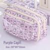 Capibara Large-Capacity Pencil Case for Girls, Ideal for Primary and Junior High School Students