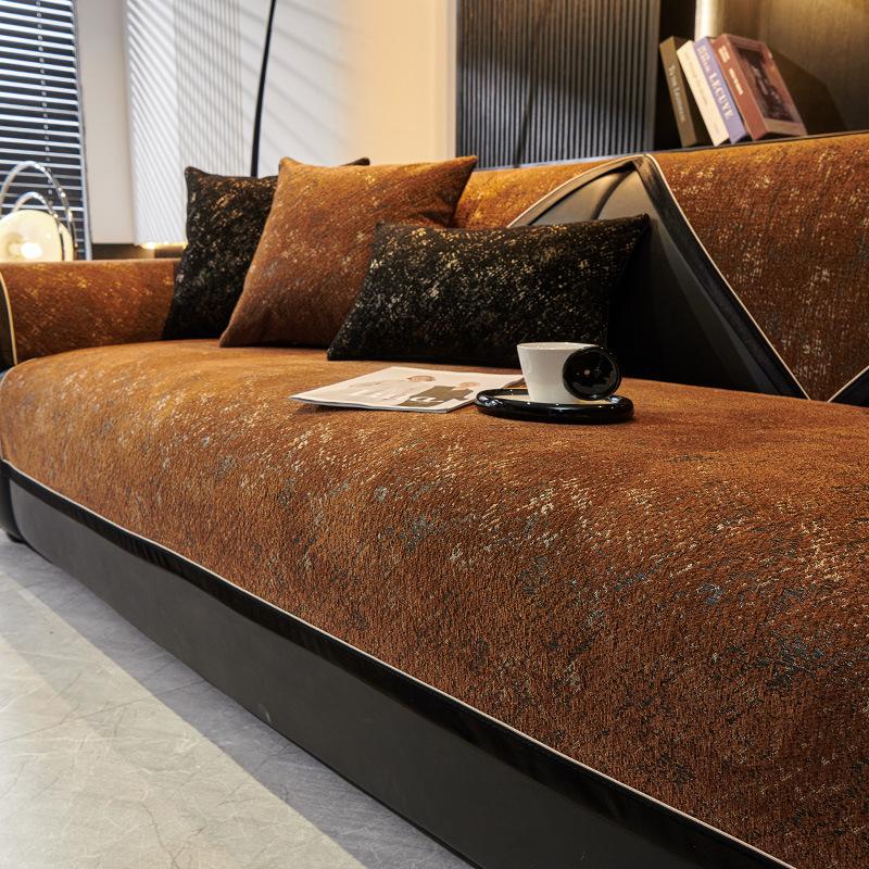 Подушка для дивана Chenier, Универсальная для всех сезонов, Нескользящая и грязеотталкивающая подушка для сиденья Новый чехол для дивана, Защита от царапин кошек, Тканевое полотенце-чехол