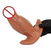 Реалистичный носимый силиконовый дилдо с крайней плотью, мягкими венами и большим размером для мужчин и женщин