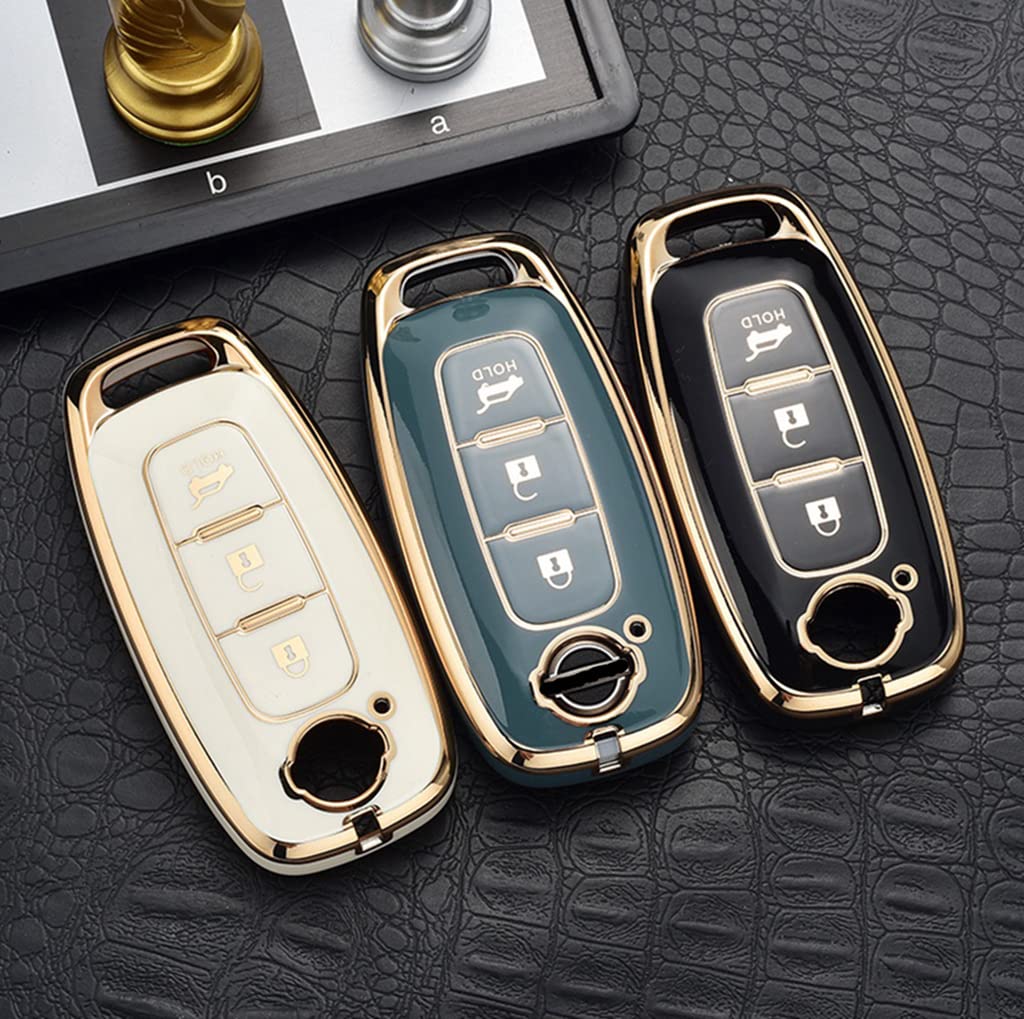 [YANMW] Чехол для ключей Sakura Совместимый с Nissan Aria Чехол для ключа Новая модель X-Trail Смарт-ключ