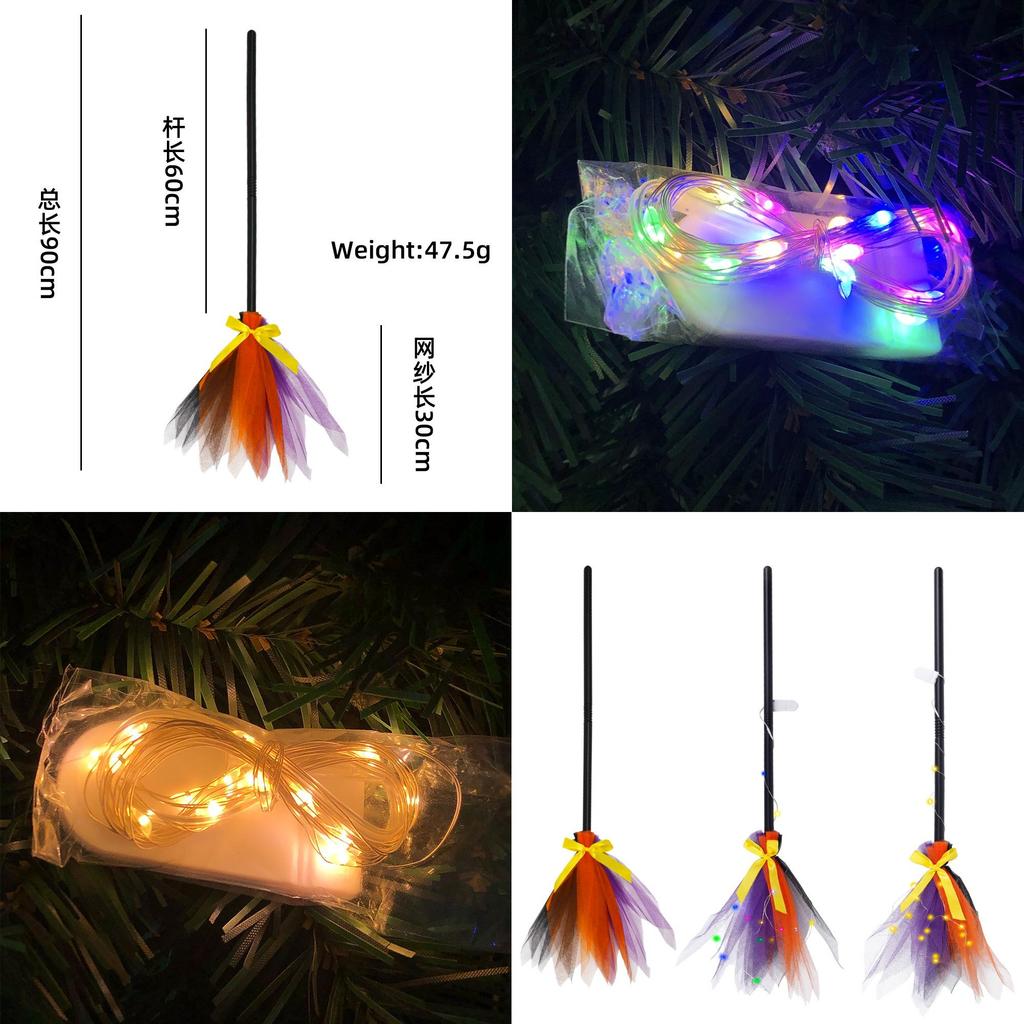 Новый Хэллоуин Волшебная метла Реквизит Съемный Стиль Гарри Поттера Для Праздничных Украшений