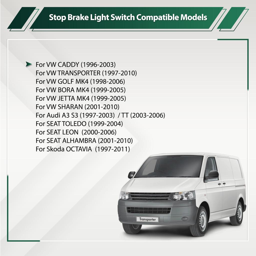 Автомобильный 4-контактный выключатель стоп-сигнала для VW Golf 4 MK4 Sharan Bora A3 S3 TT SEAT LEON TOLEDO ALHAMBRA SKODA OCTAVIA 1C0945511A