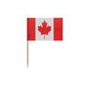 Cure-dents - Drapeau Canada - 12 Cm - 100 Pièces - Plastique Adhésif - Bâton En Bambou