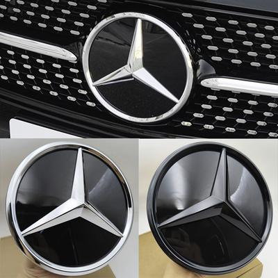 Звезда Логотип Эмблема на решетку радиатора автомобиля Mercedes для Mercedes Benz W176 W177 W203 W204 W205 W212 W213 GLC GLE GLS Аксессуары