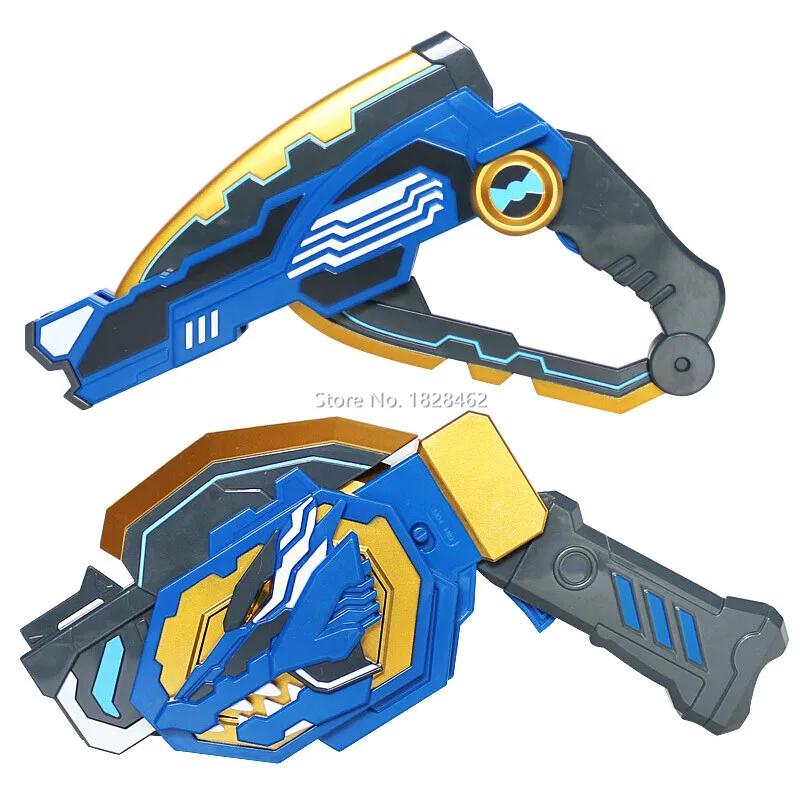 Three Mode Mini Force Transformation Sword Toys with Sound and Light Action Figures MiniForce X Deformation Weapon Gun Toy