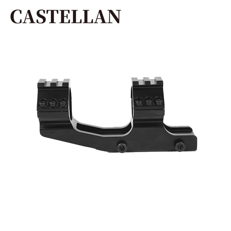 25.4/30mm Aluminum Alloy Quick-Release Scope Mount with Gasket & Rear Extension