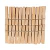 Set de pinces à linge - ARTEMIO - 48 pcs - Bois - Dimensions 4.8x0.7 cm - Décoration scrapbooking