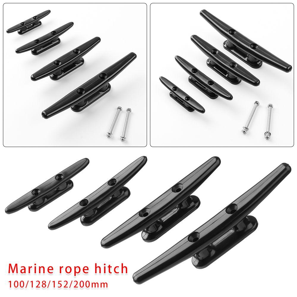 Canoe Deck Hardware 100/128/152/200mm Open Base Cleat Ship Lock Line Rope Tie Low Flat Cleat