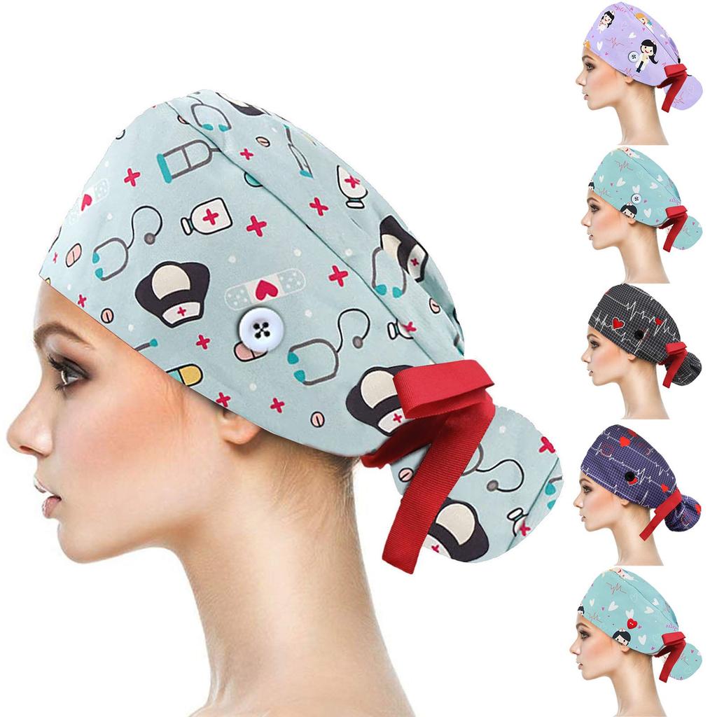 Кепка-скраб с пуговицами, круглая кепка, пышная шляпа с лентой для женщин и мужчин