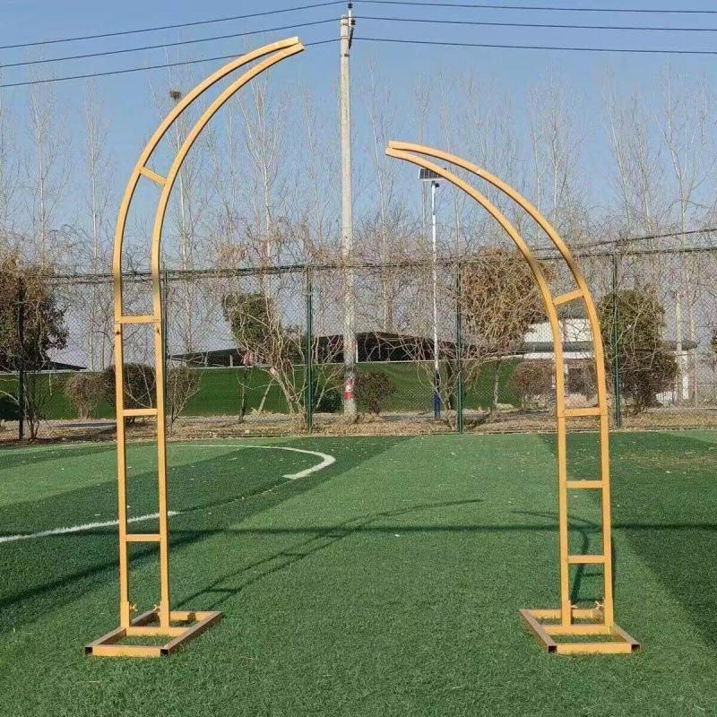 Свадебная арка из железа для улицы, подставка для цветов - Декорация входа на свадьбу, ворота "Бычий рог"