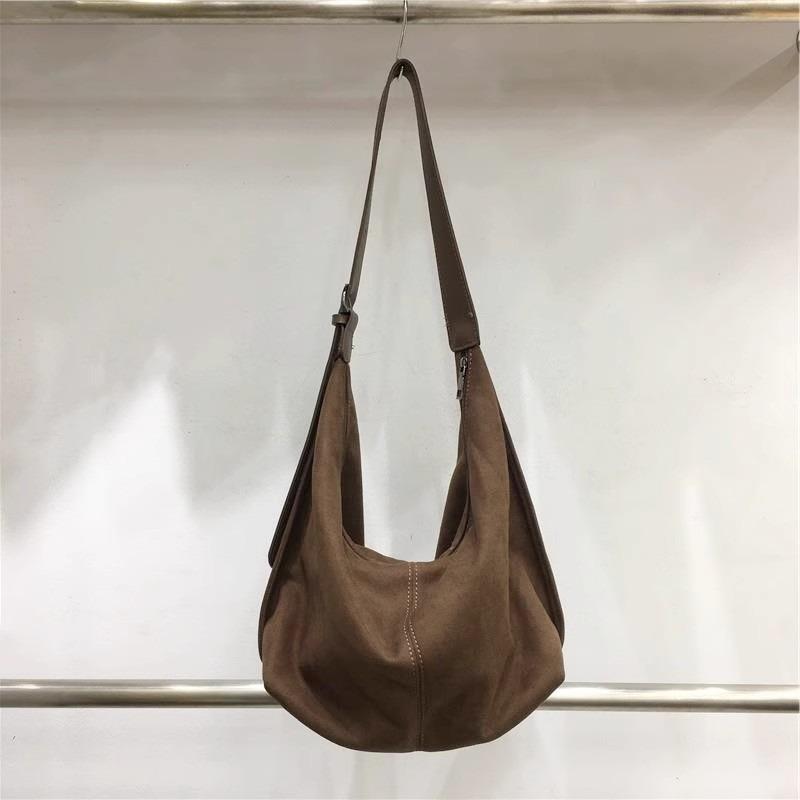 Сумка нишевого дизайна большой вместимости, ретро повседневная сумка через плечо с одним плечевым ремнем, модная сумка-тоут