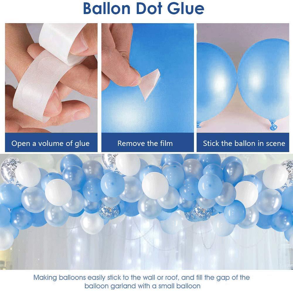 125 шт., серебристо-синяя снежинка, алюминиевая пленка, воздушный шар, гирлянда, арка, комплект, зимняя страна чудес, вечерние, день рождения, свадьба, декор для детского душа