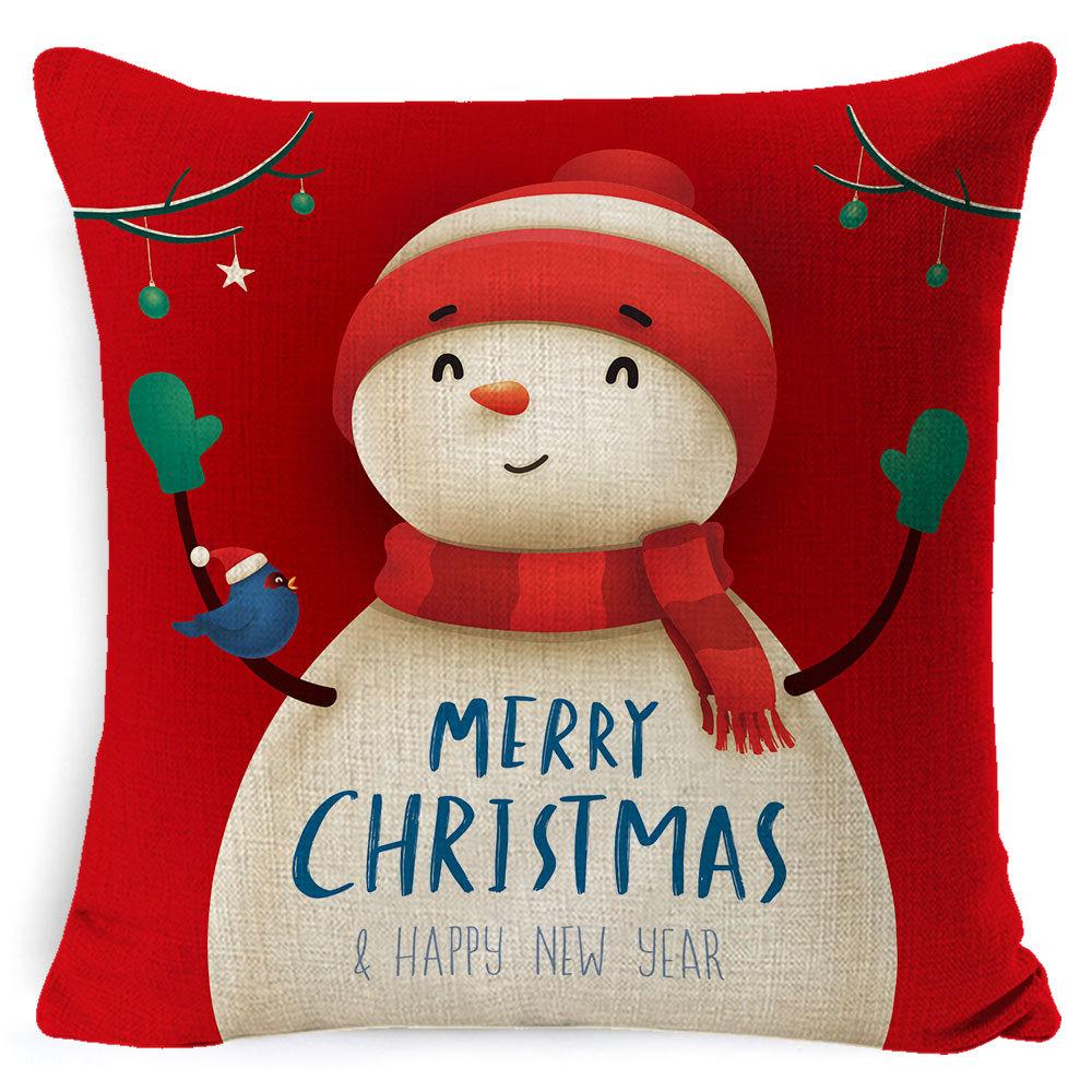 Pillowcase Christmas Pillowcase Light Luxury Pillowcase Ins Style Car Neck Cushion Office Lumbar Support