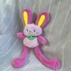 Pulling Ears Rabbit Plush Toy Bag Pendant Bunny Doll Children Keychain Gifts