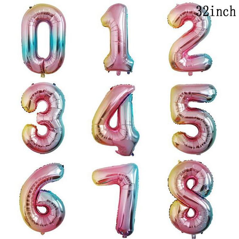 Воздушные шары в форме цифр