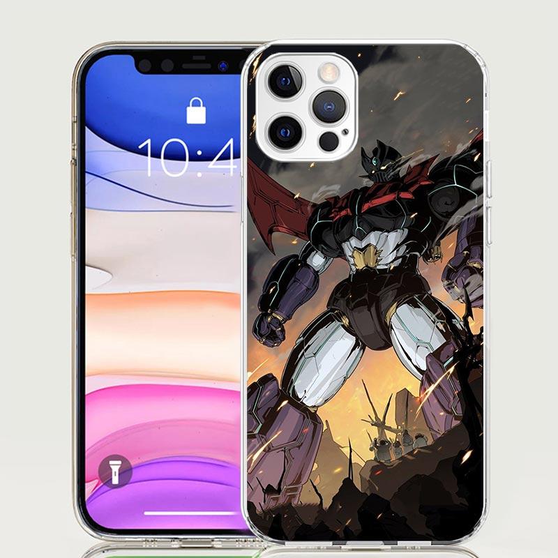 Чехол для телефона Manga Mazinger Z Anime для iphone 17 Air 16 15 14 13 Mini 12 11 Pro Max 16E 7 Plus 8 + SE 2020 Тренд Funda 16 1