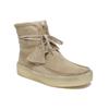 Clarks Оригинальные ботильоны на шнуровке с круглым носком для женщин, светло-коричневые 261634124