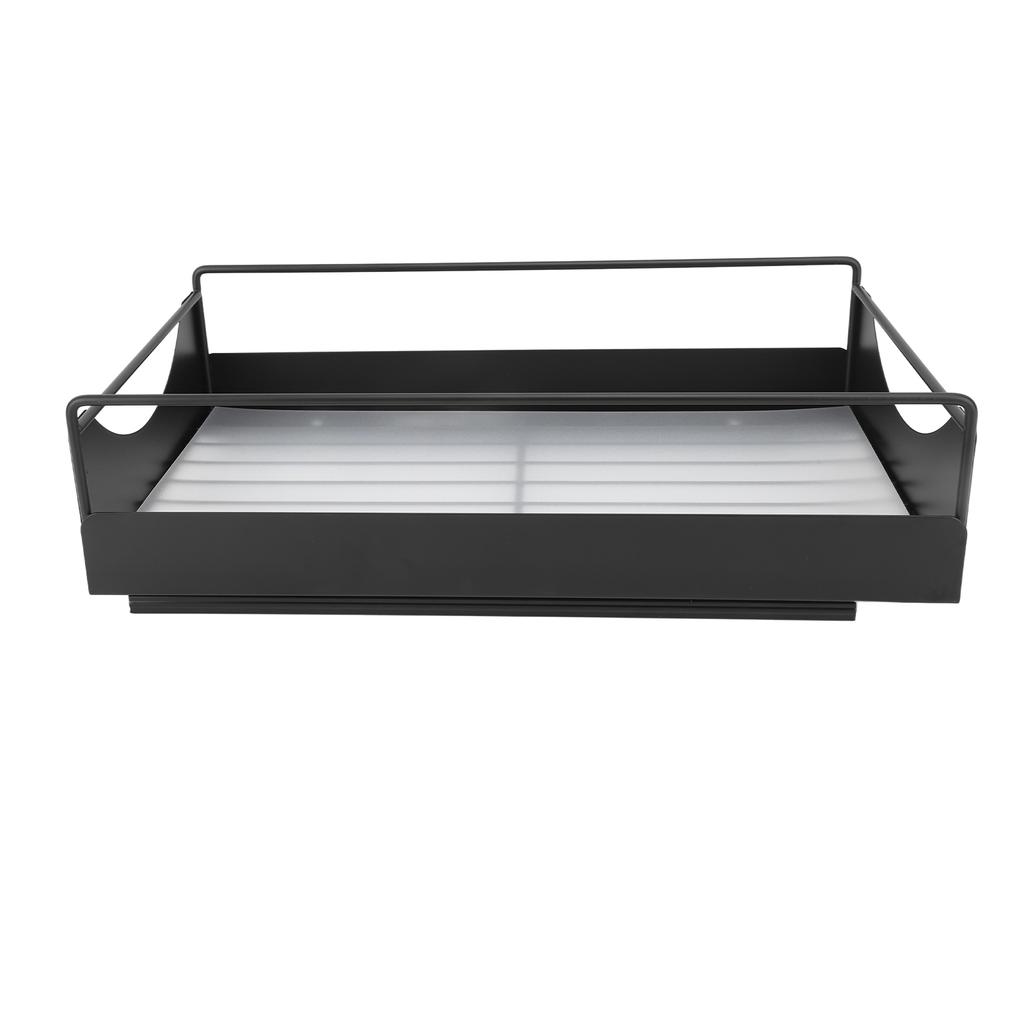 Pull Out Cabinet Organizer Carbon Steel Smooth Sliding Silent Slide Out Pantry Shelves for Bathroom Wardrobe