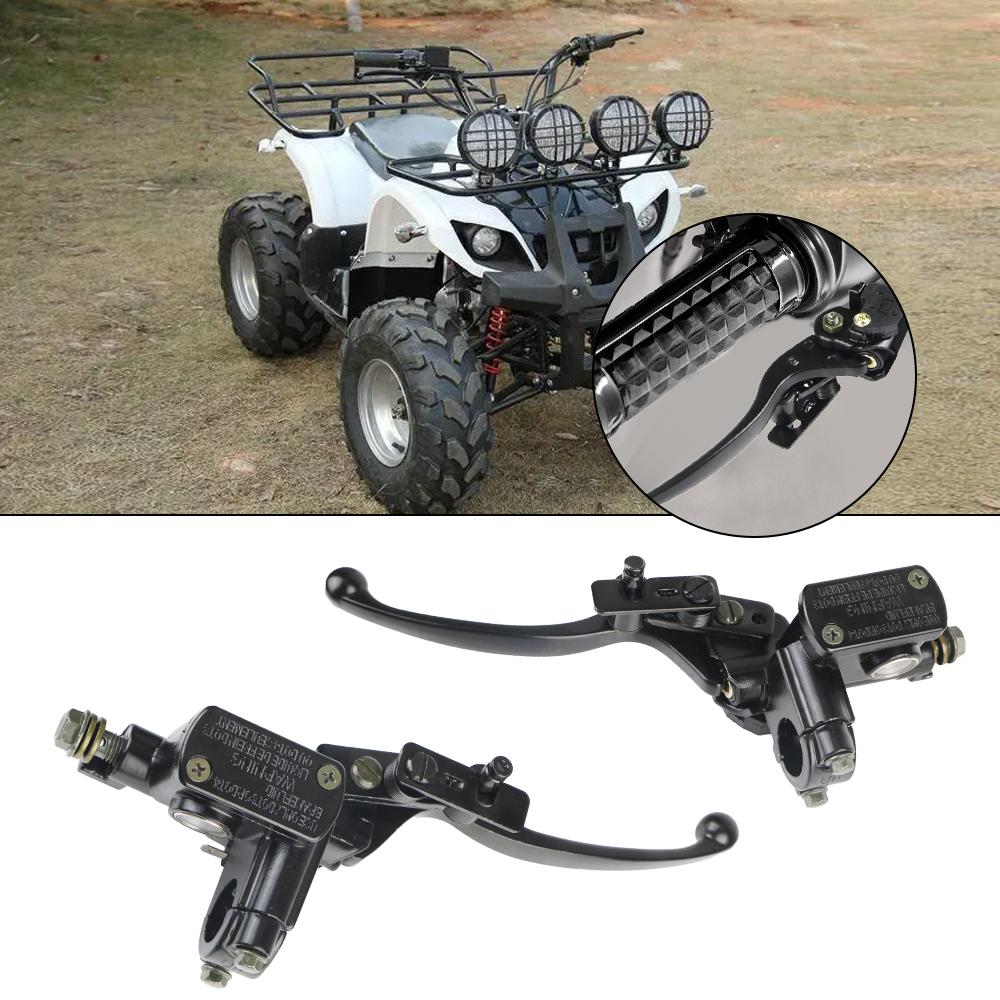 Для универсального 50cc-250cc Dirt Bike ATV четырехколесный цилиндр гидравлический тормозной рычаг мотоцикл мото аксессуары рычаг сцепления насос левый правый