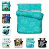 Beach Sea Turtle Bedding Doona Duvet Quilt Cover Set Gift Single Double Queen