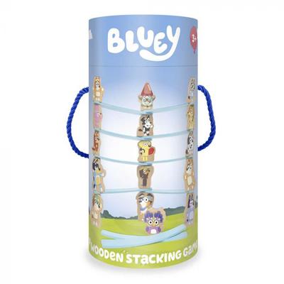 Игра-стопка из деревянных кубиков Bluey
